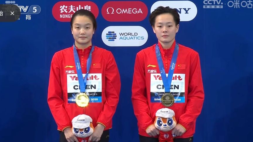 世锦赛女子3米板:陈艺文摘金中国14连冠的简单介绍